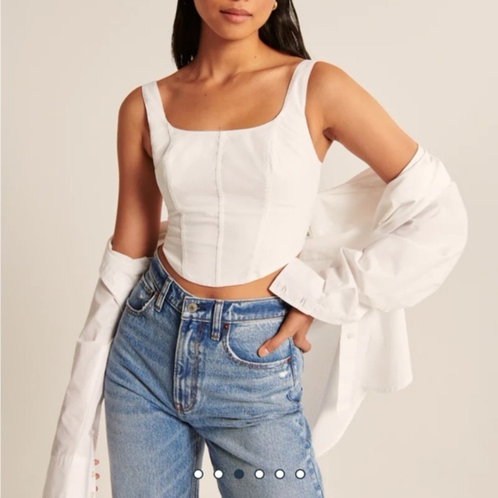 NWT A&F corset crop size XXS